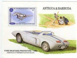Block "Ford Mustang". Antigua und Barbuda.