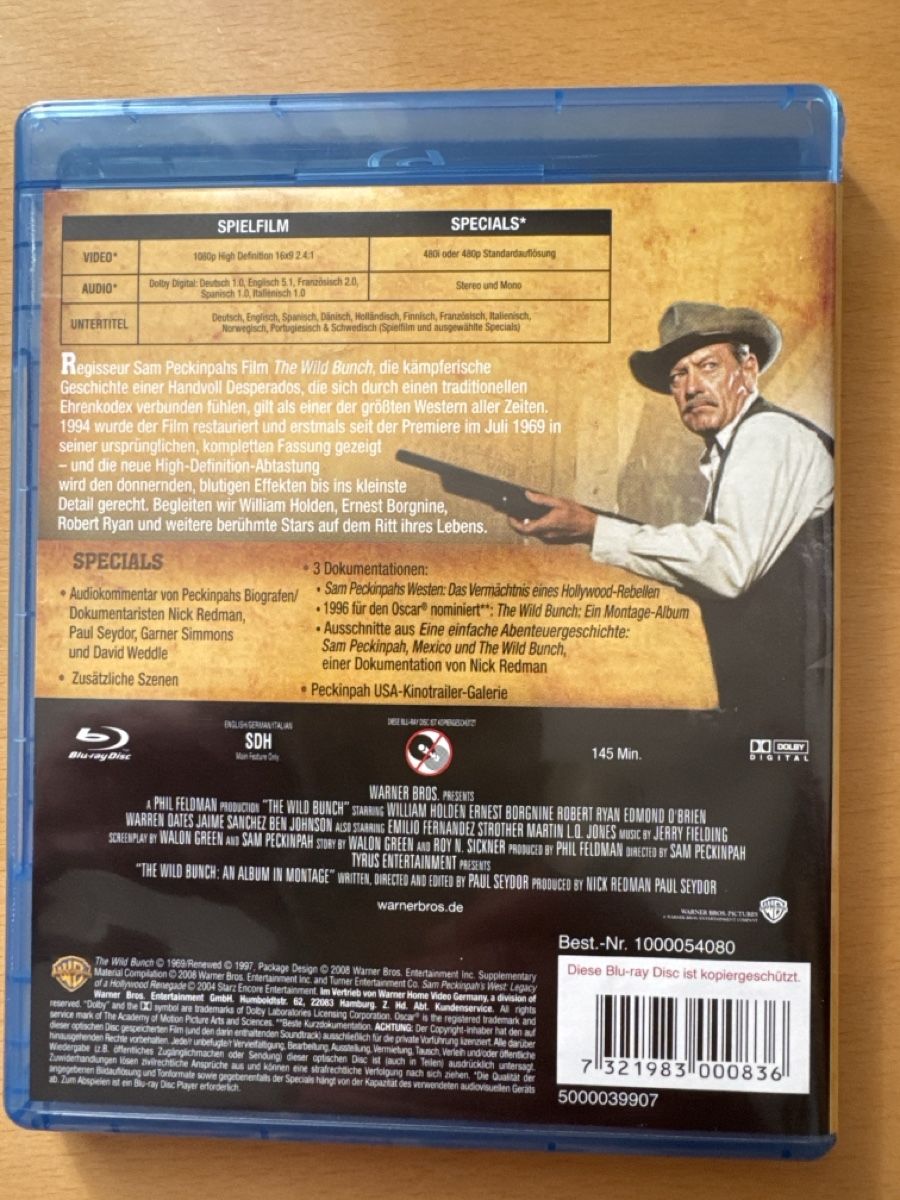 Alle DVDs: The Wild Bunch – Gebraucht aus Brunnadern von Nanuk60 1