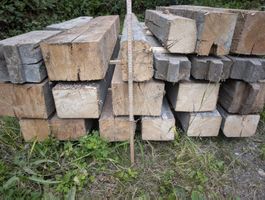 Rustikale Altholbalken