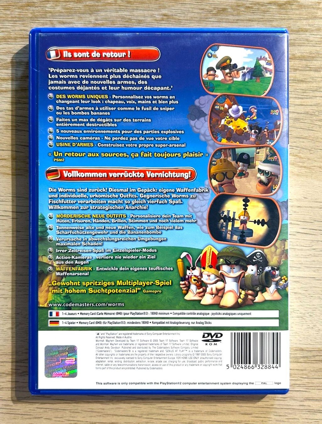 Sony Spiele: Worms 4: Mayhem PS2 – Gebraucht aus St. Gallen von Alpine.Arcade 1