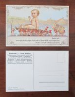 Alte Postkarte:  GEBURTS-ANZEIGE