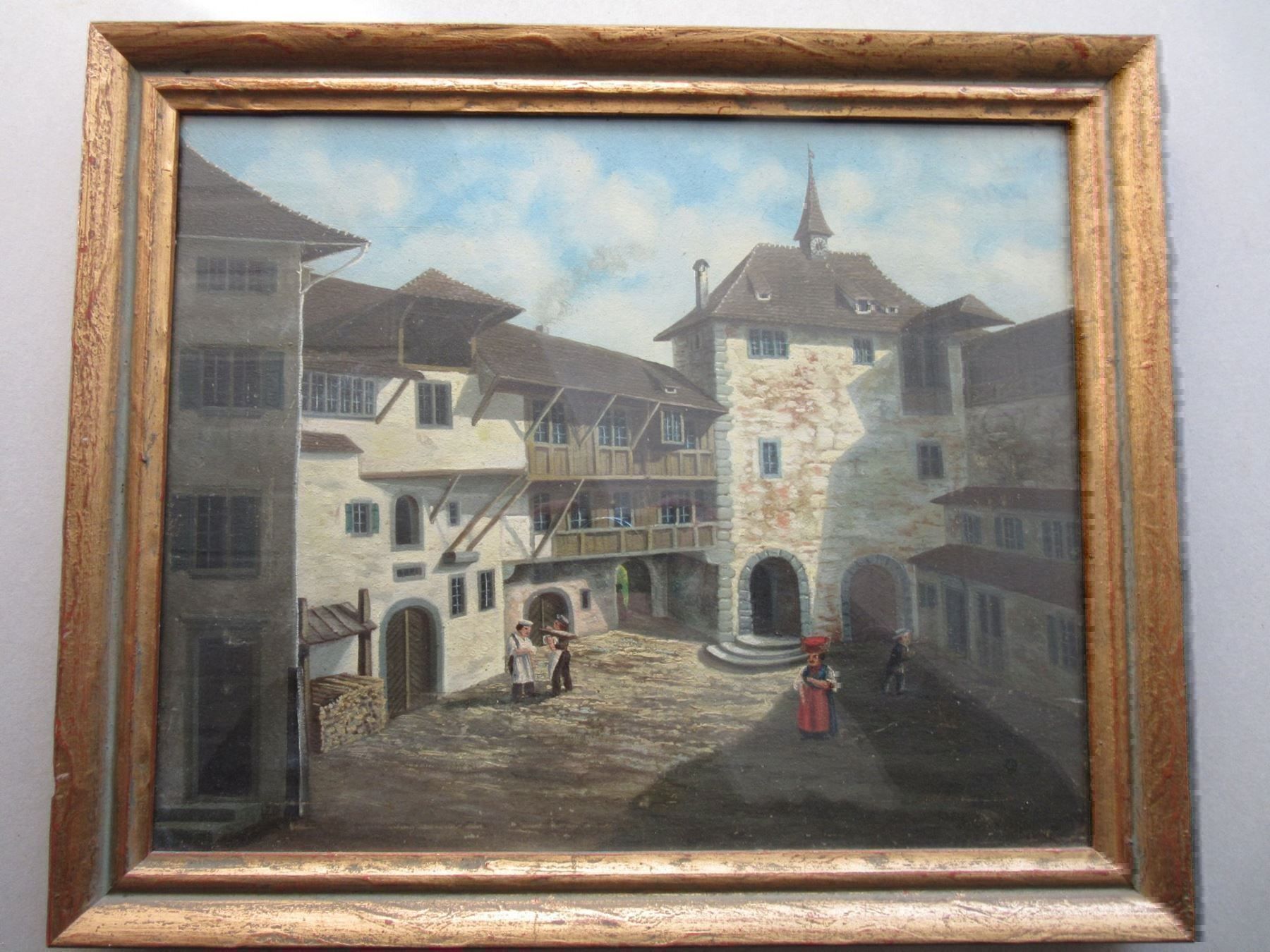 Gemälde: THOMANN ERNST ORIGINAL OEL MIT RAHMEN – Gebraucht aus Gersau von grafik-kunst 1