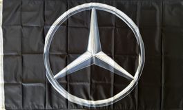 Mercedes Benz Fahne Auto AMG Tuning Car A B C E G Stern