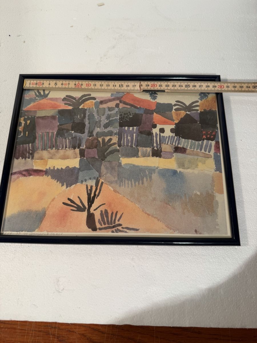 Dipinti: Paul Klee Watercolour Landscape – Usato da Lausanne venduto da vas_mbk2 5