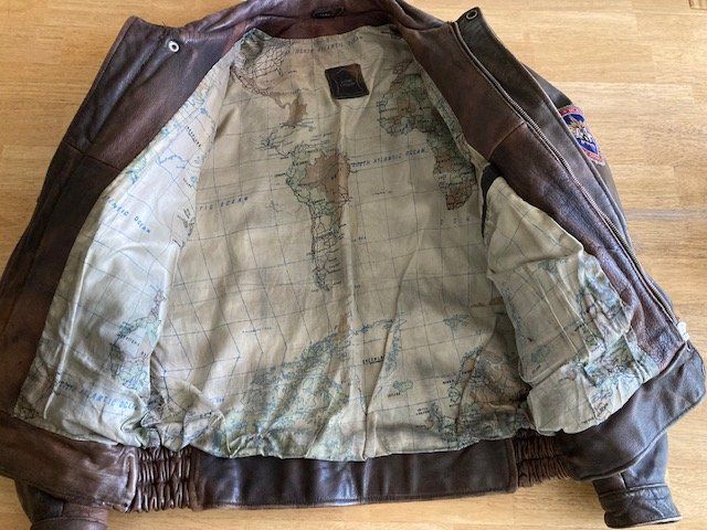 Giacche: Vintage Bomber Lederjacke Grösse XL – Usato da Affoltern am Albis venduto da rollotomasi 4