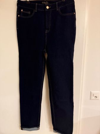 DAMEN JEANS THE IVY SKINNY REGULAR GR.14 SCHWARZ