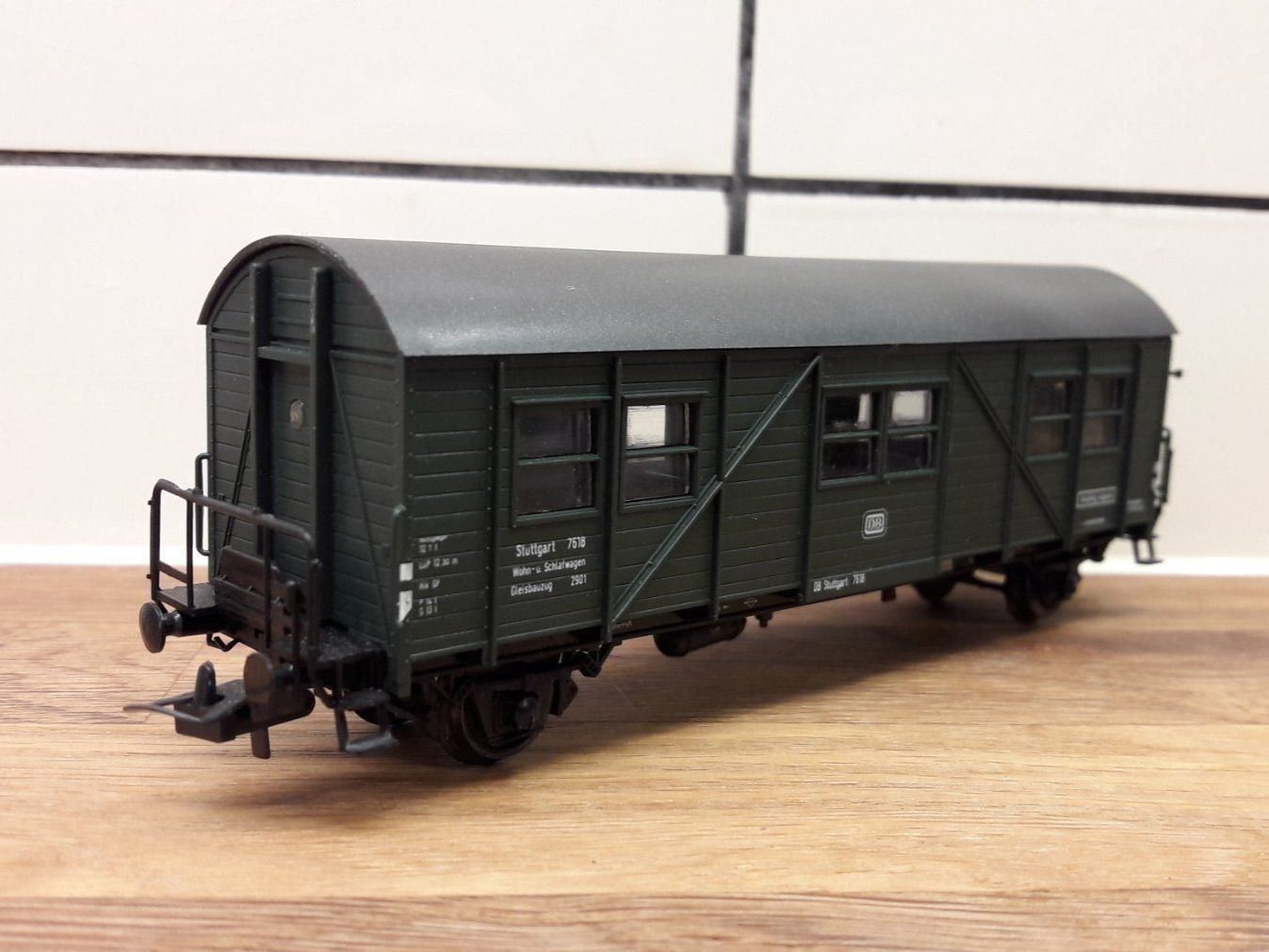 Modellini di ferrovie: Röwa HO DC : DB wagon dortoir N° 7618 – Usato da Buttes venduto da Cafe2005 4