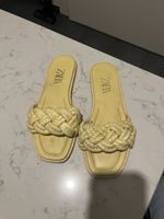 Zara Straw Slides - Size 39 - Summer Ready! ☀️💛🩴 (47)