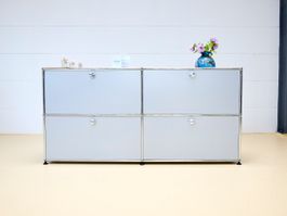 USM Haller Sideboard 2x2 | Mattsilber | Neuwertig