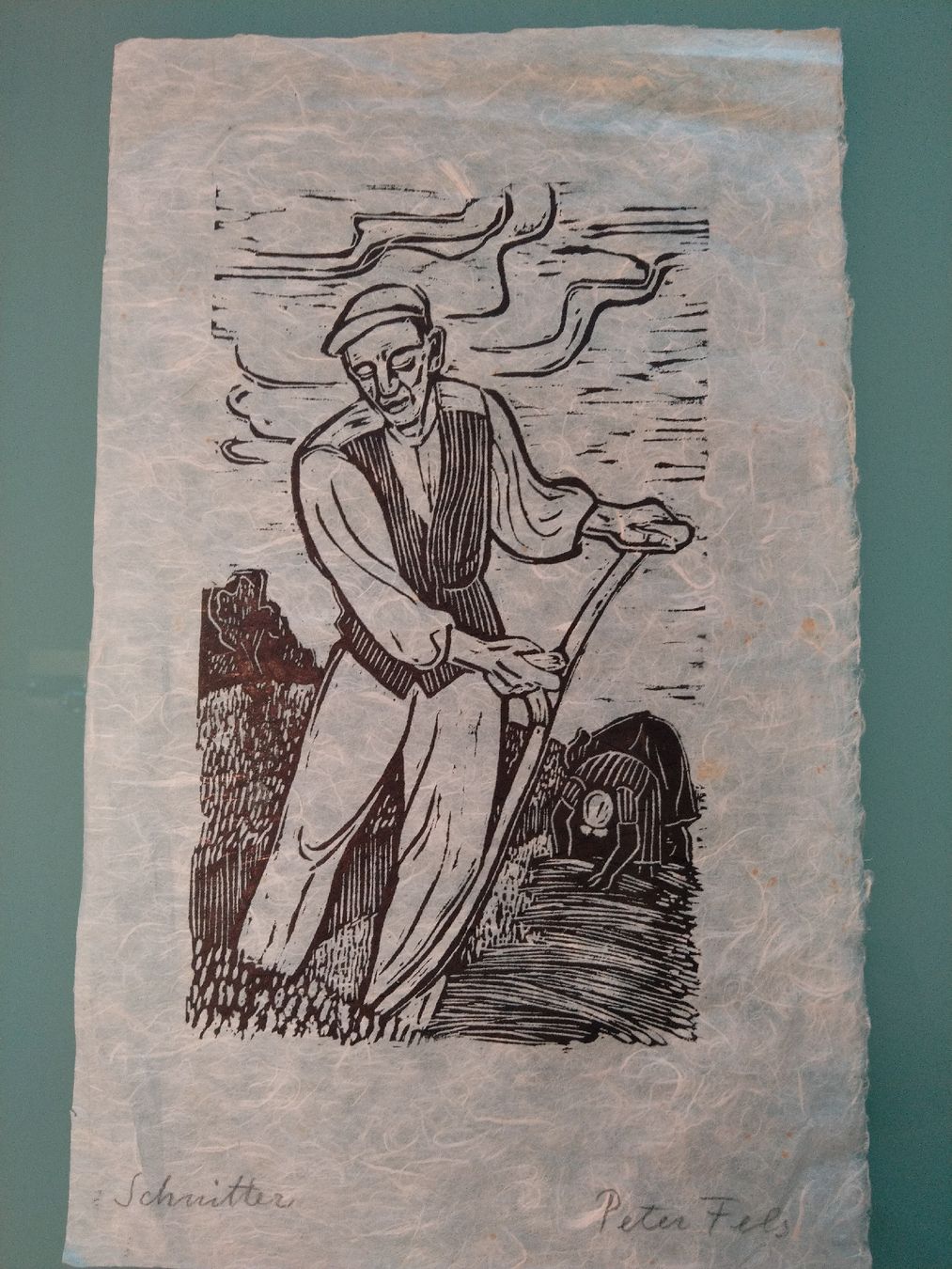 Gravures sur bois: Peter Fels, der Schnitter, Holz- oder Linol-Schnitt – D'occasion à Bischofszell par Museumscafe