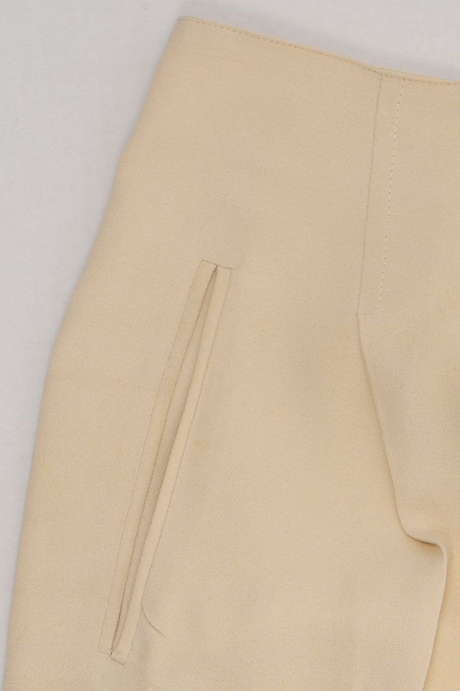 Max Mara Hosen: Pantalon MaxMara Viscose Beige Clair Taille 38 – Gebraucht aus Fribourg von re-fine 3