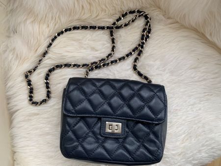 VERA PELLE Ledertasche Blau