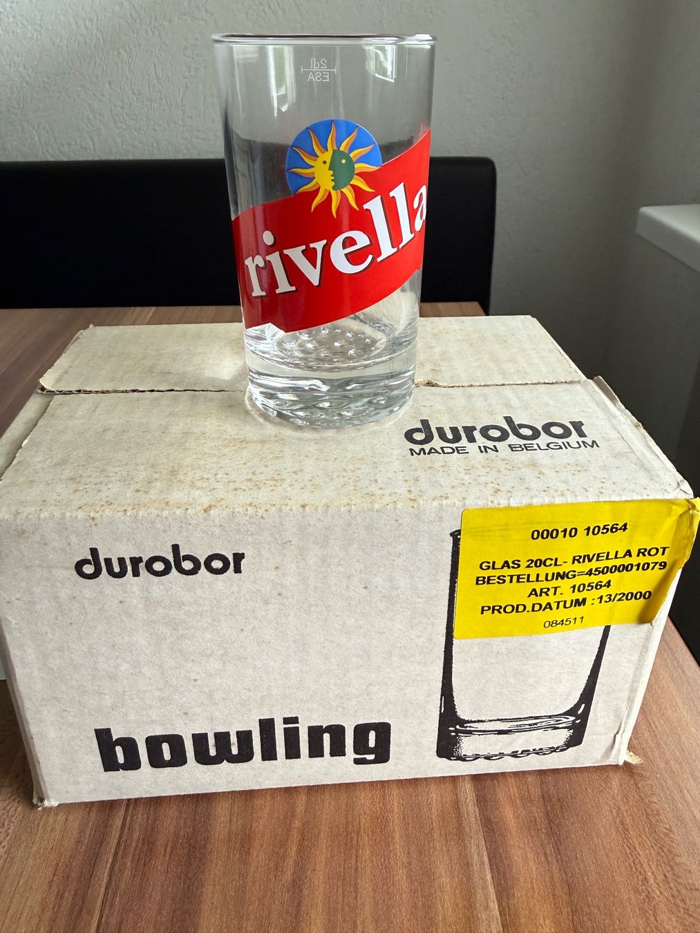 Verres: 6 Rivella Rot 2 dl  Gläser Neu – Neuf avec emballage d'origine à Ibach par style.hr 1