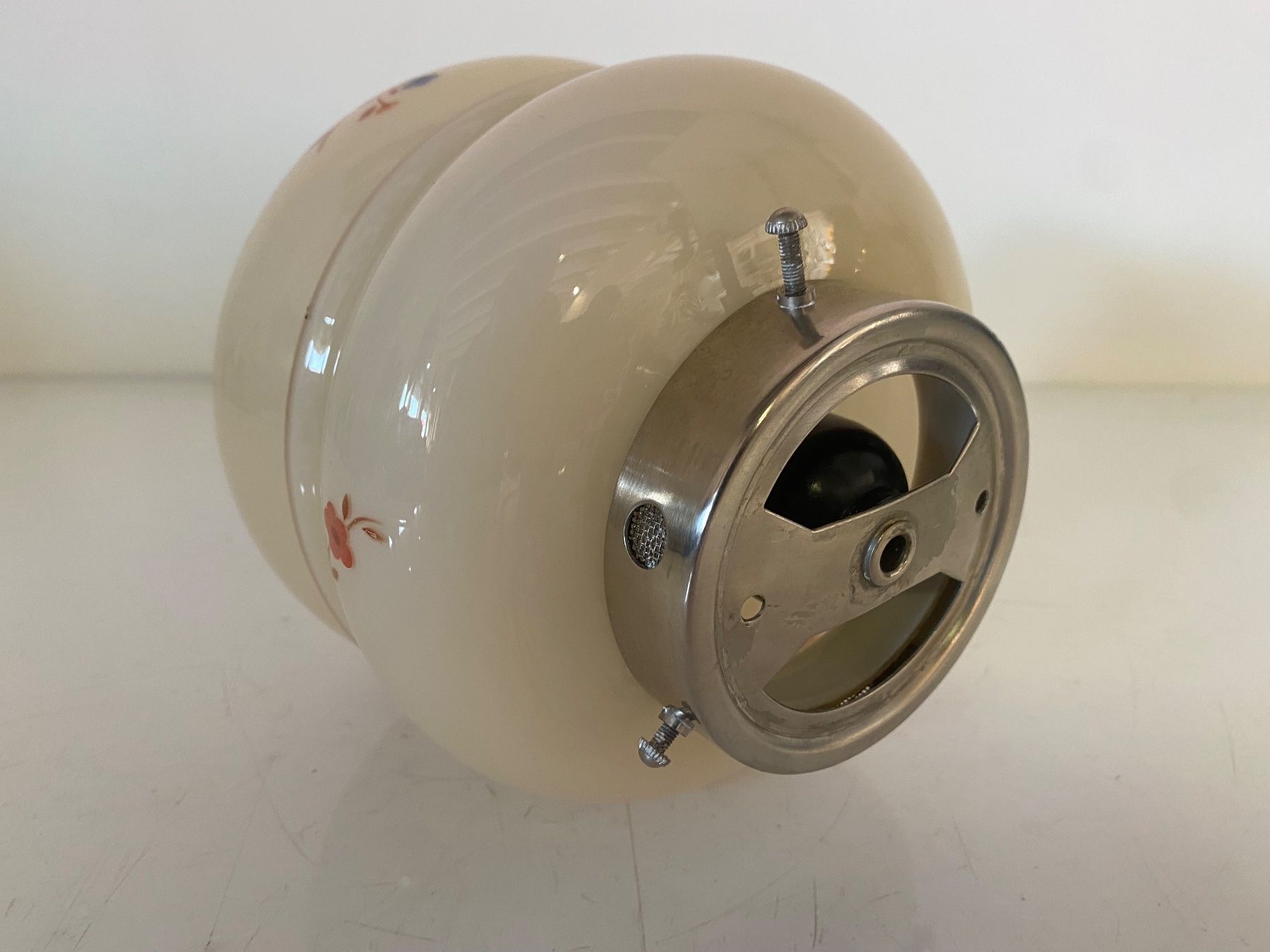 Lampadari & plafoniere: Art Deco Deckenlampe, Vintage, Retro, mit Blumenmuster – Usato da Küssnacht am Rigi venduto da Brockenhaus-Rigi 3