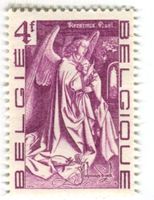 Briefmarke "Weihnachten. Belgien