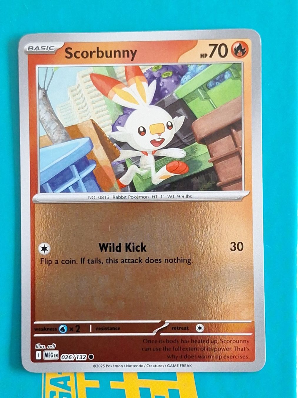 Pokémon Carte collezionabili: Scorbunny - Reverse Holo Pokemon Mega Evolution #1.8 – Usato da Altstätten SG venduto da GGsGameshop