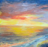 Peinture acrylique originale sur toile 40×40 cm uvre unique
