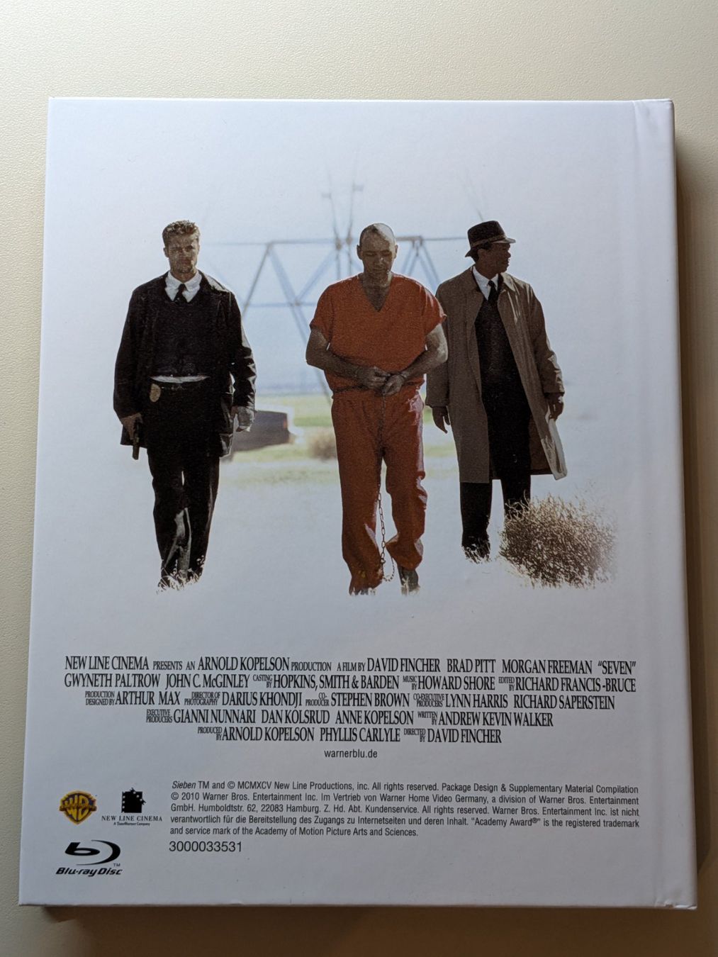 Tutti i DVDs: "Sieben - Mediabook" mit Brad Pitt [Blu-ray] – Usato da Port venduto da gecotom 3
