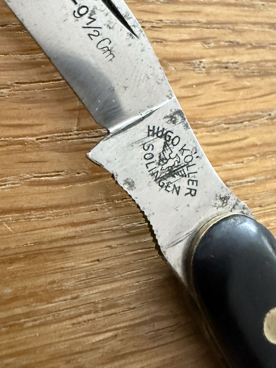 Solingen Taschenmesser: Antikes Taschenmesser Gärtnermesser Sackmesser – Gebraucht aus Goldach von Messerguru 3