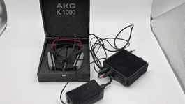 Kopfhörer AKG K 1000 mit Netzteil im Holzetui- 09/34