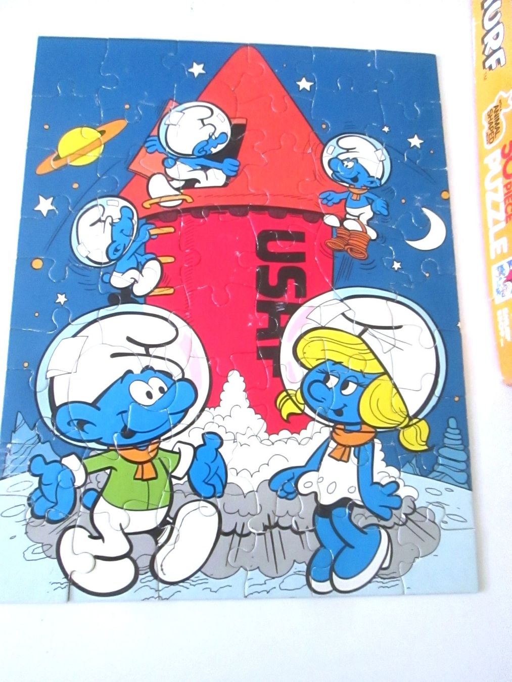 Puzzle: Puzzle Smurf, vintage 1980 – Usato da Sementina venduto da babucia