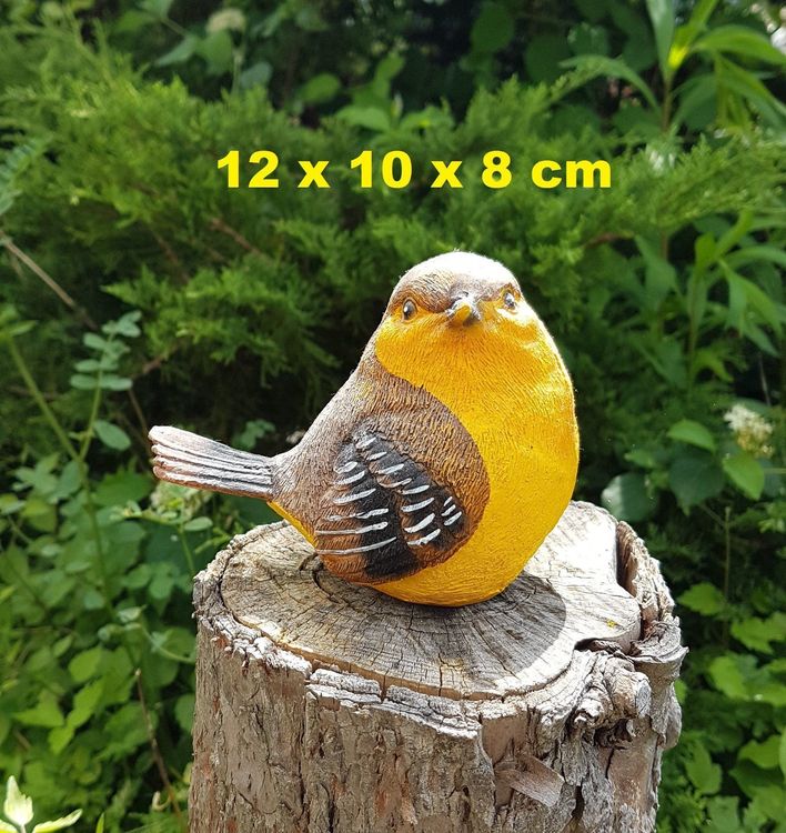 VOGEL Handbemalt Polyresin Neu 12x10x8cm Kaufen auf Ricardo