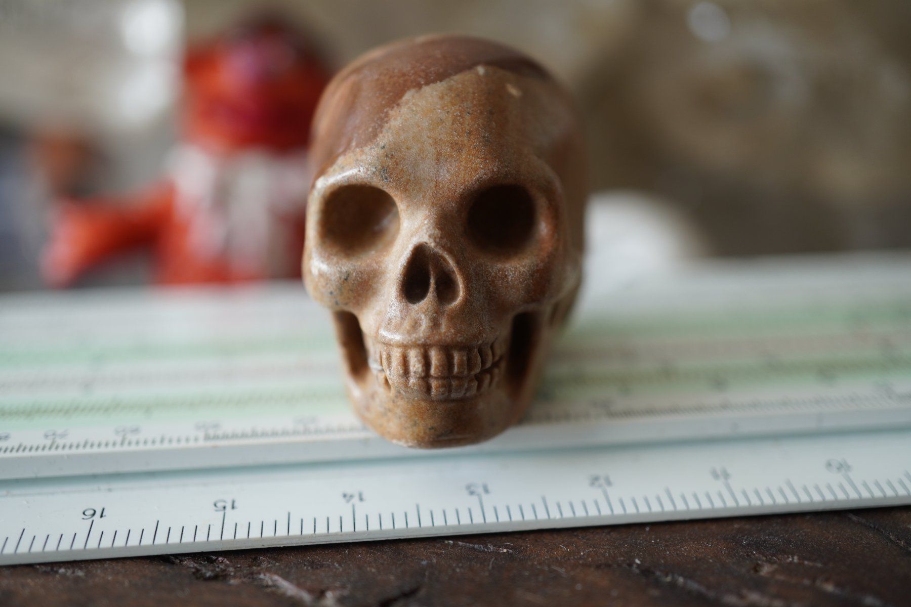 Minerali & Pietre curative: Landschafs Jaspis  Matrix  Skull  Detailliert     "Topstone" – Nuovo e nell'imballaggio originale da Eschenbach SG venduto da topstone 2