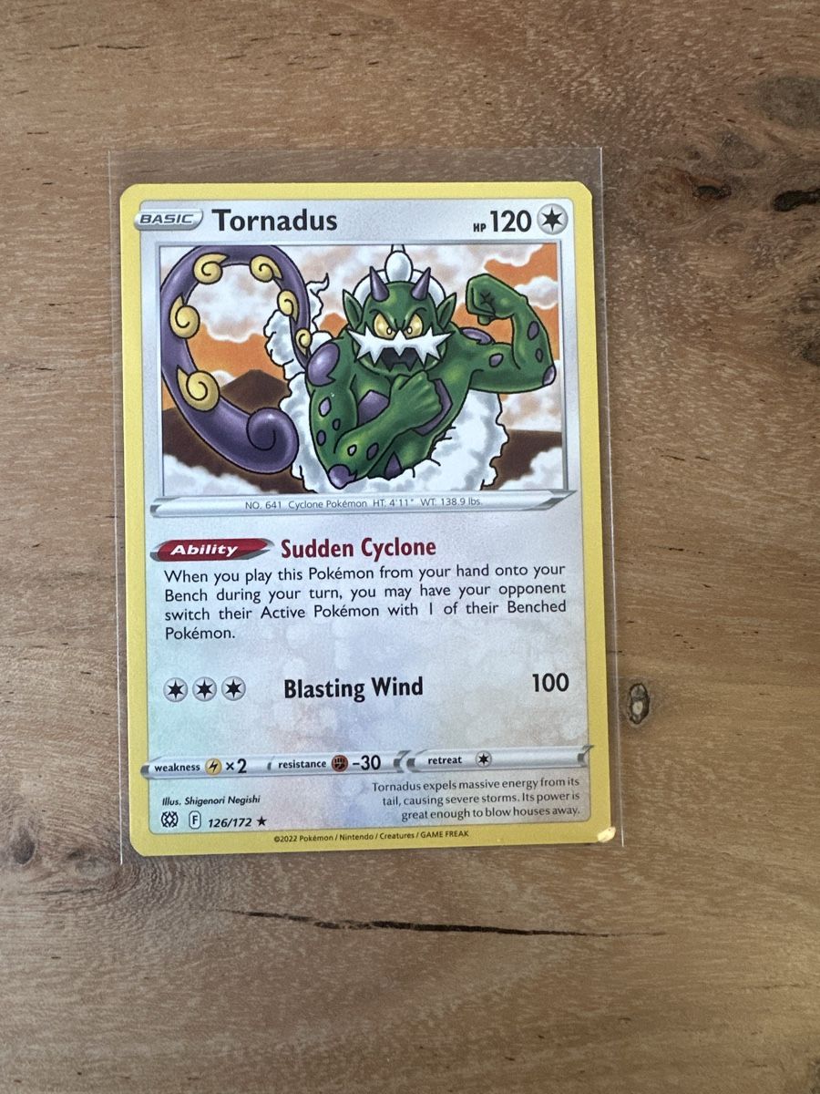 Cartes: Pokémon Card - Tornadus 126/172 – D'occasion à Goldach par Lenny0220