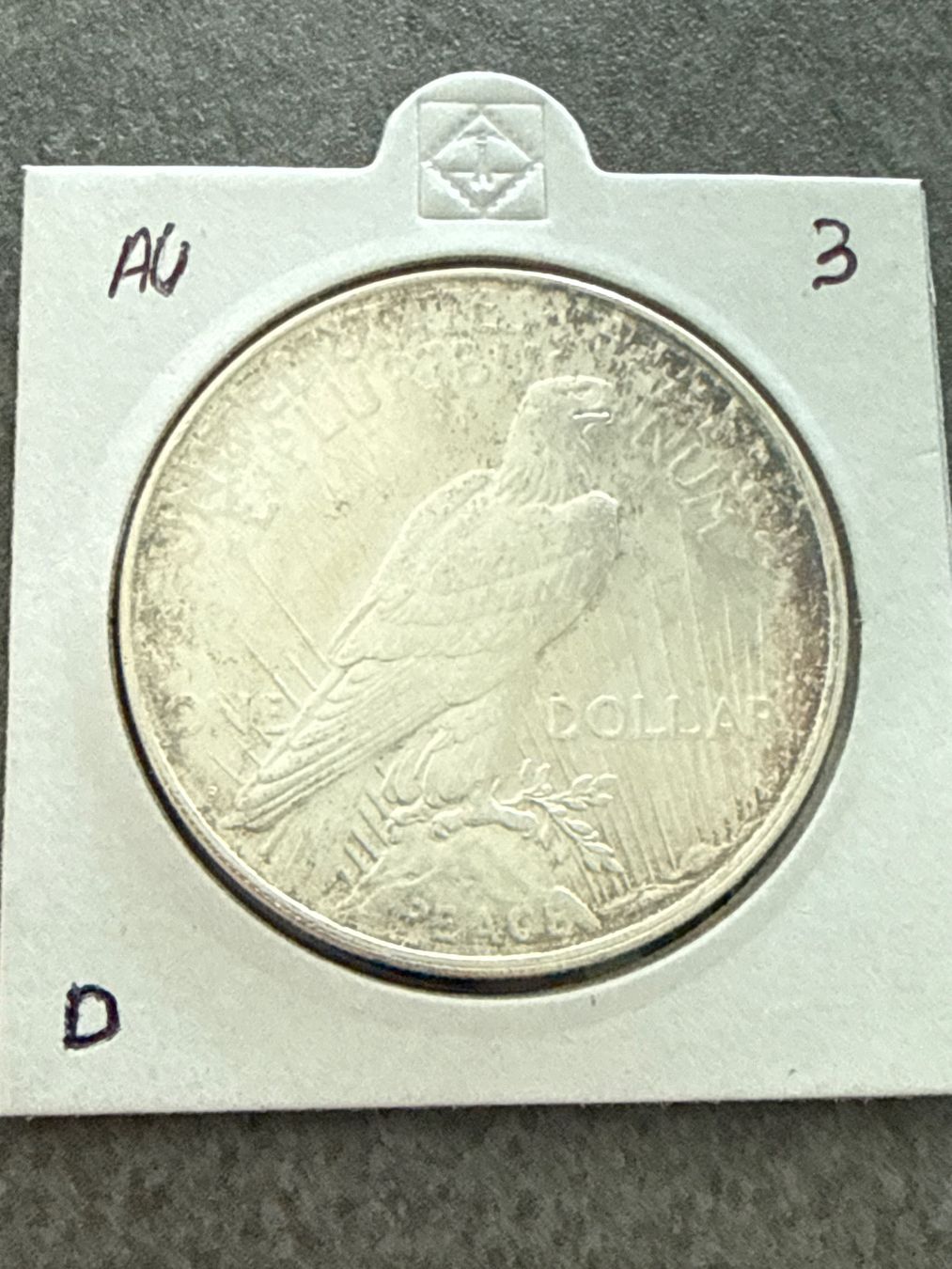 Alle Münzen: USA - Silver Coin - 1 Dollar 1922 D - "Peace Dollar" – Gebraucht aus Pully von ta571