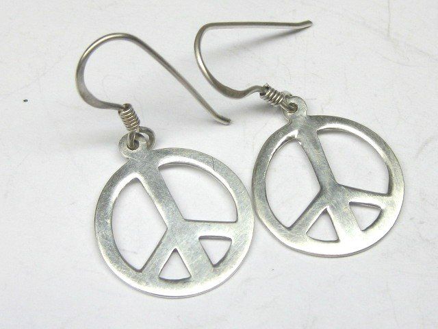 Orecchini pendenti & Orecchini a lobo: Ohrringe Ohrhänger Silber 925 PRO Peace – Usato da Ermatingen venduto da Decovin