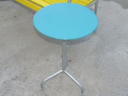 Beistelltisch Ø 38cm H=60cm klappbar Gartentisch Loungetisch