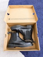 2976 Dr. Martens White Stitch Leather Chelsea Boots