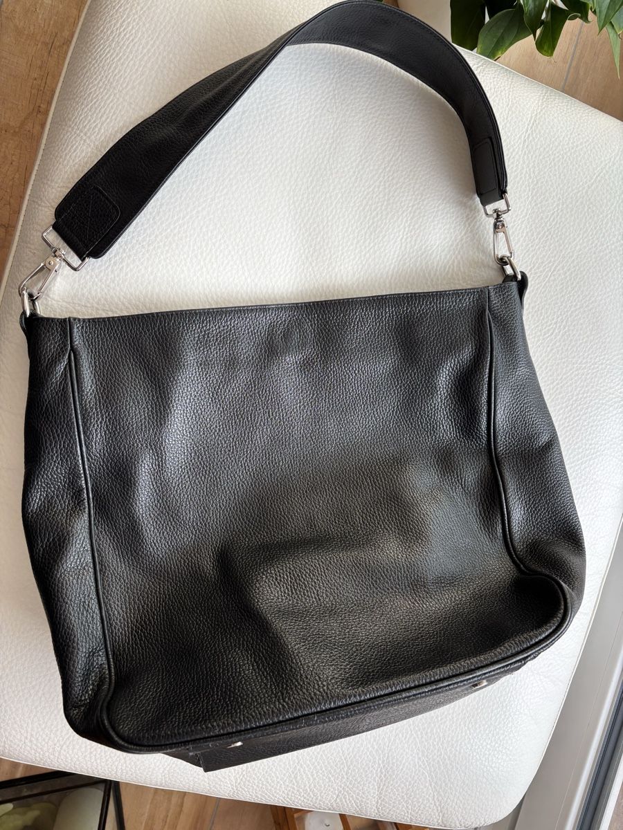 Navyboot Borse da donna: NAVYBOOT - Grand Sac Cuir Noir - Ponyskin – Usato da Chardonne venduto da teenyweeny 1