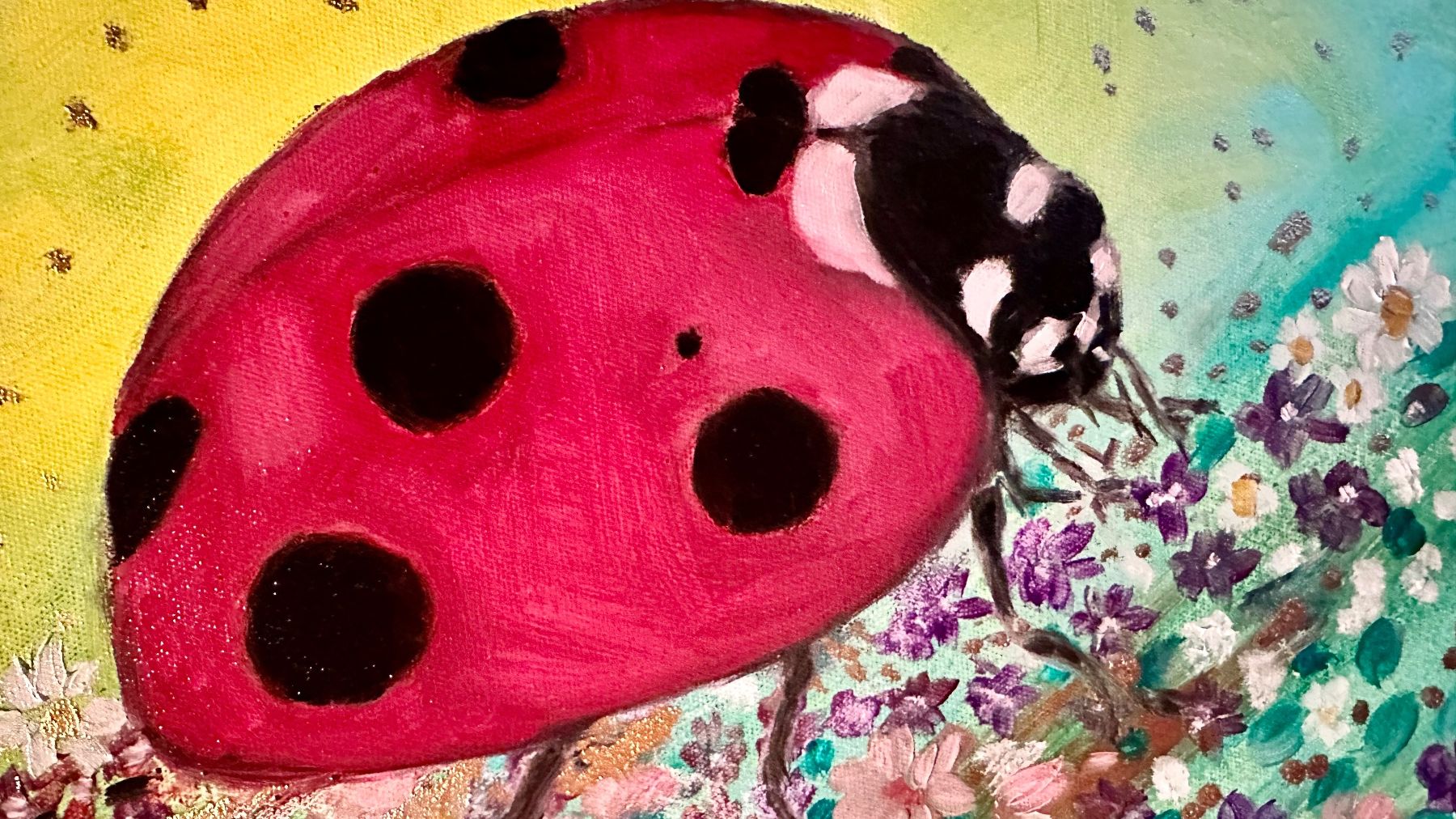 Dipinti: Marienkäfer/oil Bild Kunst Doks – Nuovo e nell'imballaggio originale da Beromünster venduto da dok_b8mf 6