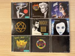 Musik CD Sammlung Rock Pop 9 Alben verschiedene Interpreten