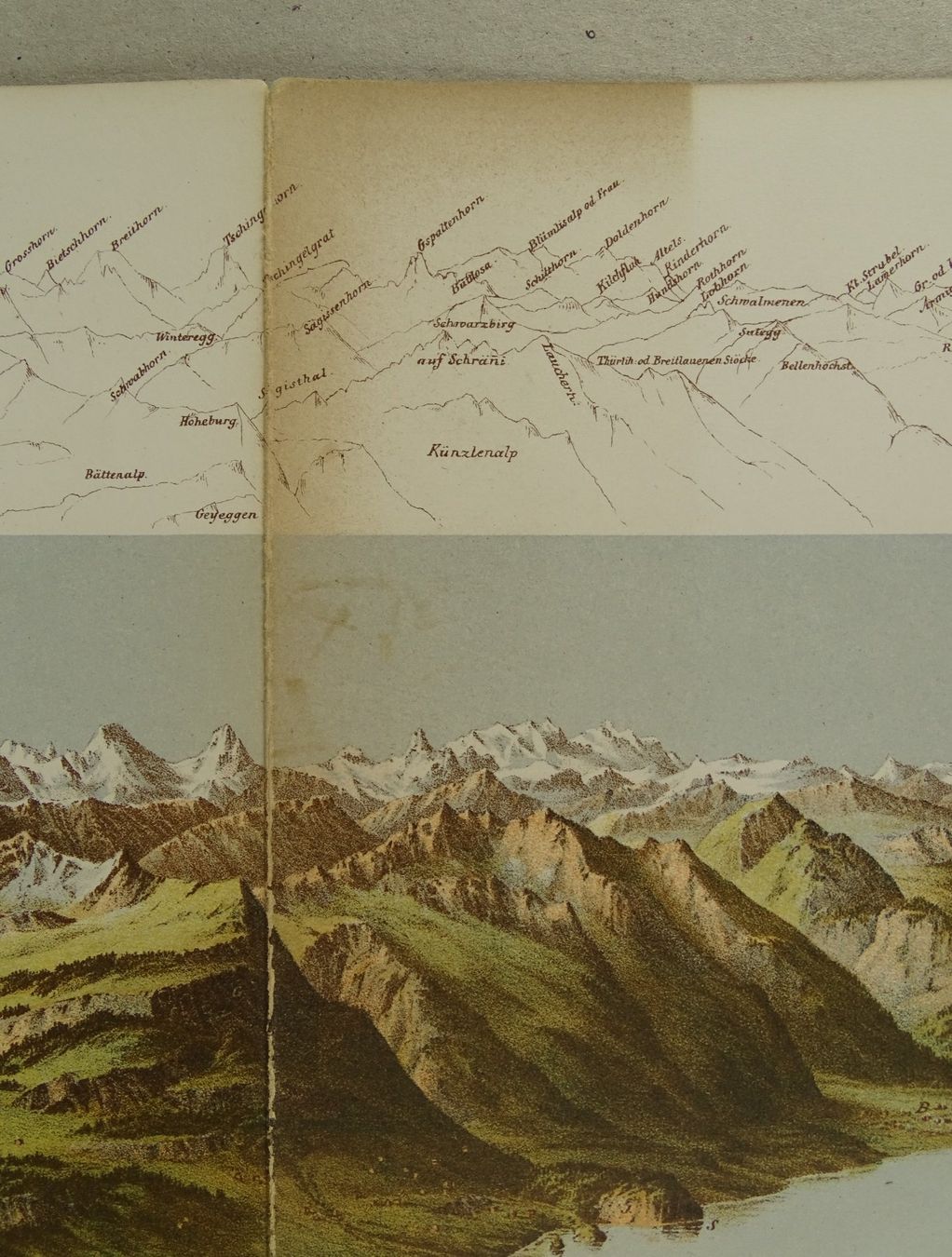 Libri: PANORAMA VOM BRIENZER-ROTHORN – Usato da Grüningen venduto da Kartensammler 4
