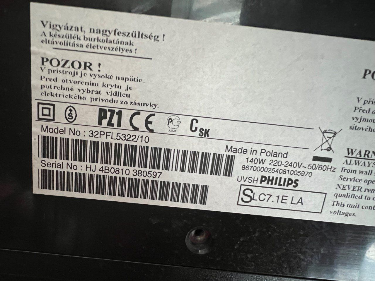 Philips Televisori: Philips Breitbildfernseher – Usato da Lupfig venduto da Pluribus 3