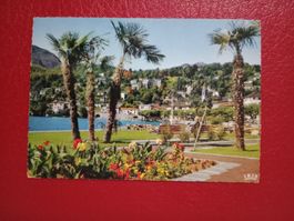 Ascona Tessin Lago Maggiore Partie am See 1968