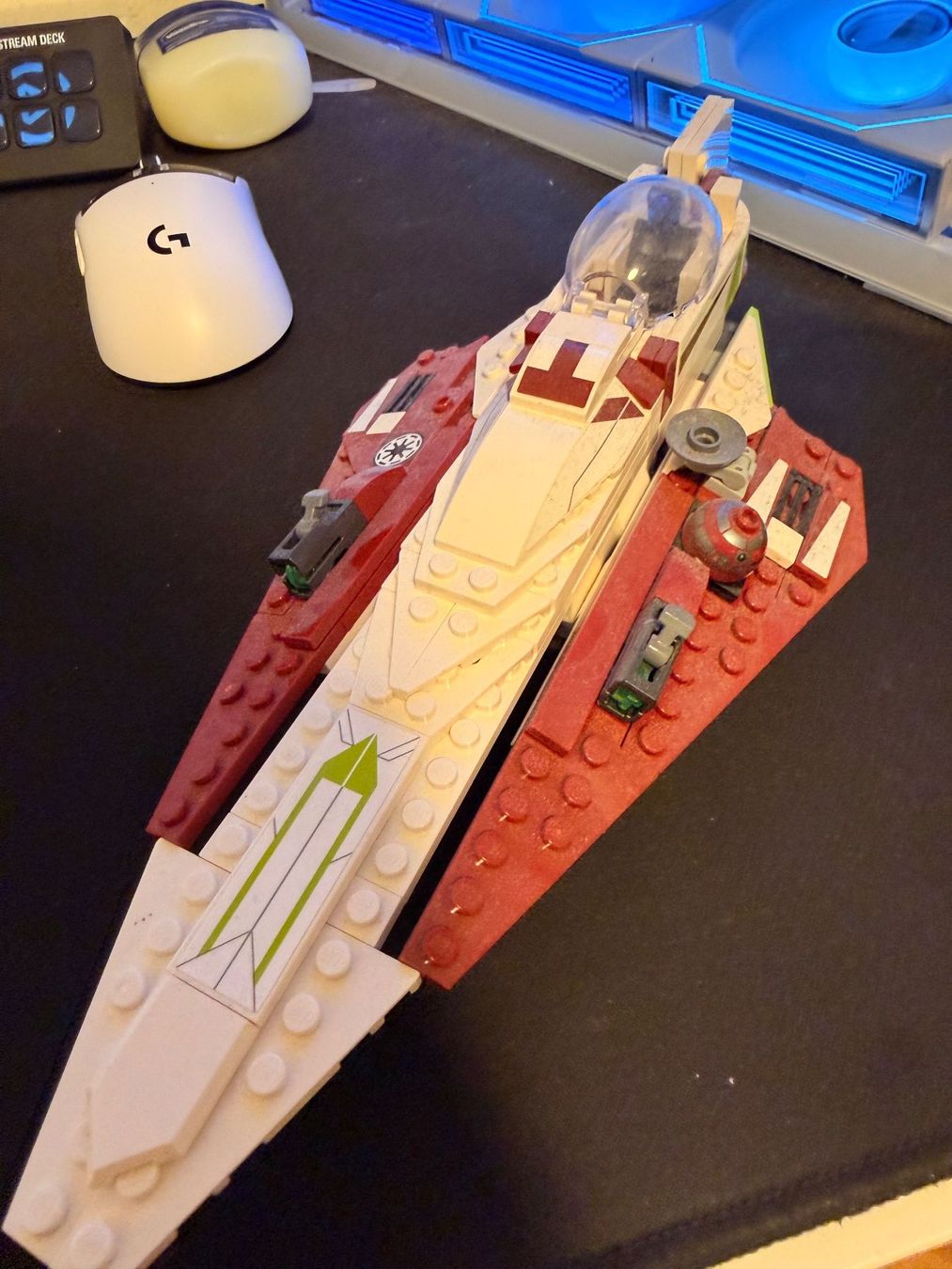 Star Wars Giocattoli: Lego Star Wars Obiwan Jedi Interceptor & Starfighter – Usato da Kloten venduto da sim_sp6q 1