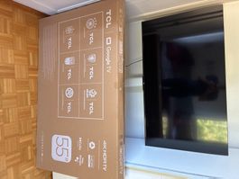 TCL 55V6B 55 Zoll 4K HDR TV gebraucht guter Zustand