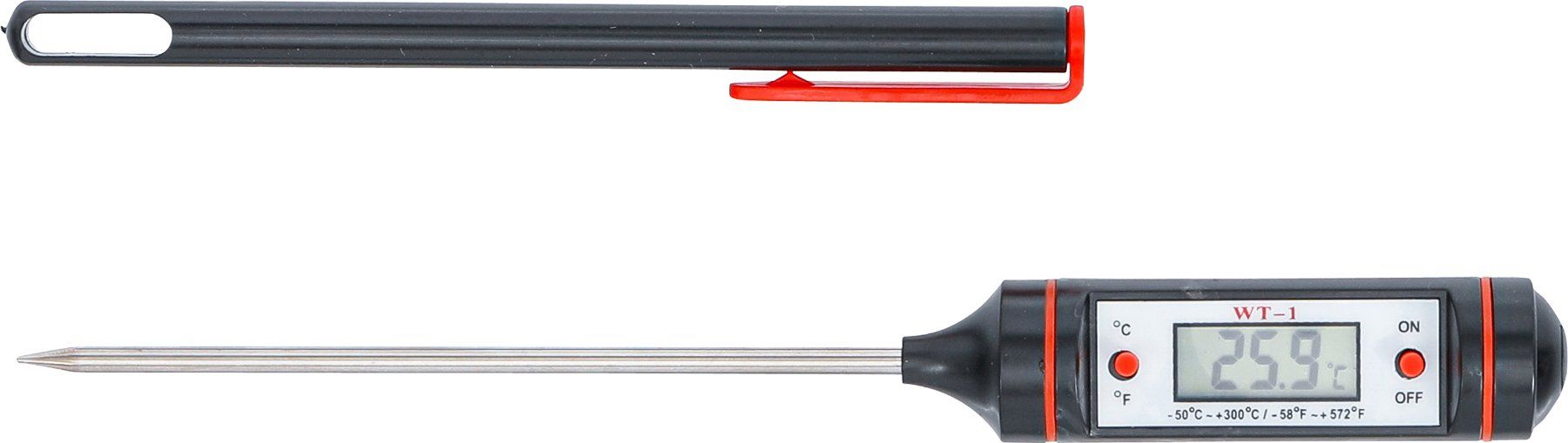 Altro per la casa: Digital-Thermometer mit Edelstahl-Messsonde – Nuovo e nell'imballaggio originale da Dietikon venduto da KFZ-Spezialwerkzeuge