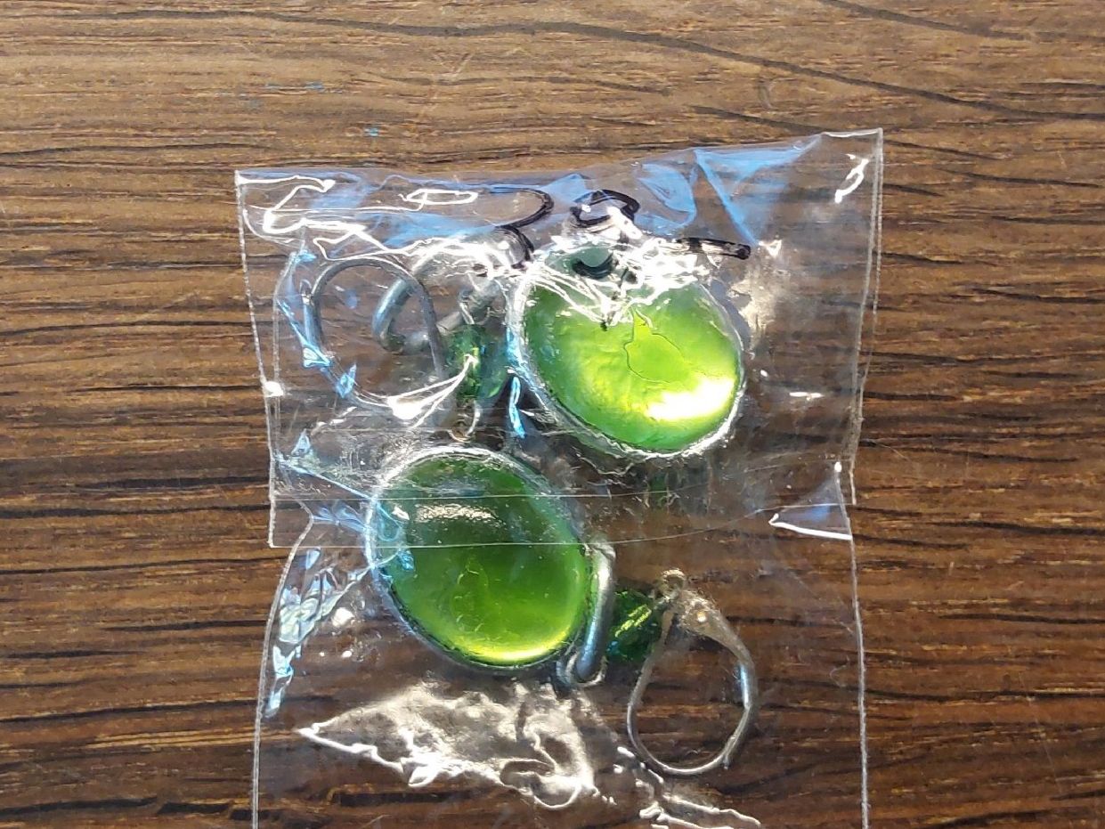 Orecchini pendenti & Orecchini a lobo: Ohrschmuck grün neu – Nuovo e nell'imballaggio originale da Köniz venduto da scopello12 1