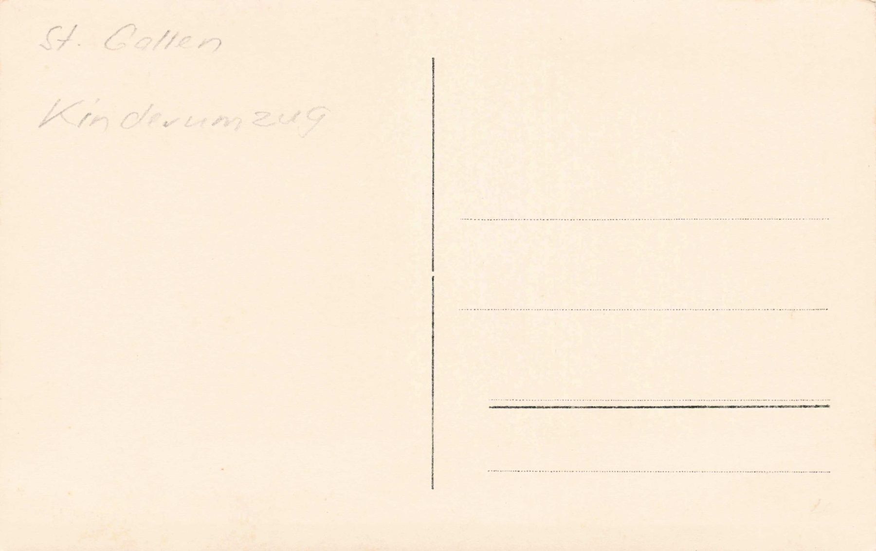 Cartoline postali: St. Gallen Kinderumzug – Usato da Biasca venduto da Blenio71 1