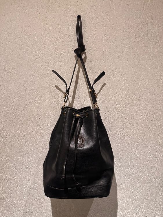 Bottes Pollini Vernis Noir Vintage 1982 - Taille 37, Talon Haut, Cuir Italien