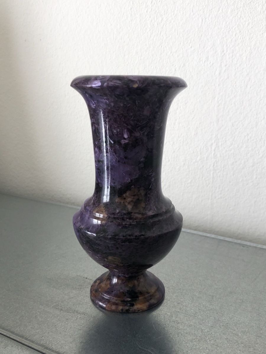 Edelsteine: Charoite Vase – Gebraucht aus Basel von Amechan. 1