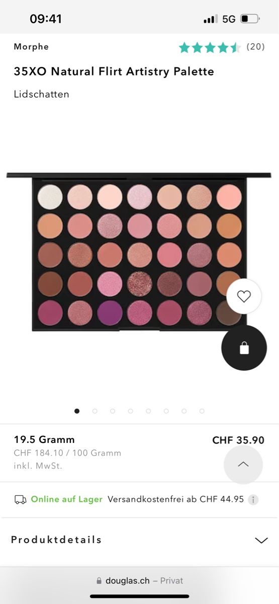 Make-up: Lidschatten Palette Neu – Nuovo e nell'imballaggio originale da Zürich venduto da AJO91 1