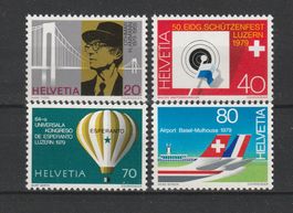 SUISSE 1979 Timbres de propagande I. **