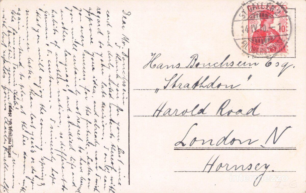 Cartes postales: St. Gallen SG // 1910 Rosenberg Quartier – D'occasion à Basel par intermezzo12 1