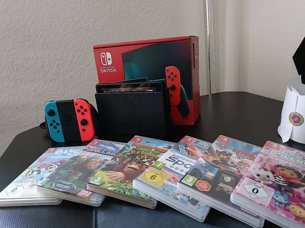 Nintendo Console: Nitendo Switch mit 6 Spiele mit Garantie – Usato da Affoltern am Albis venduto da shadow29101 3