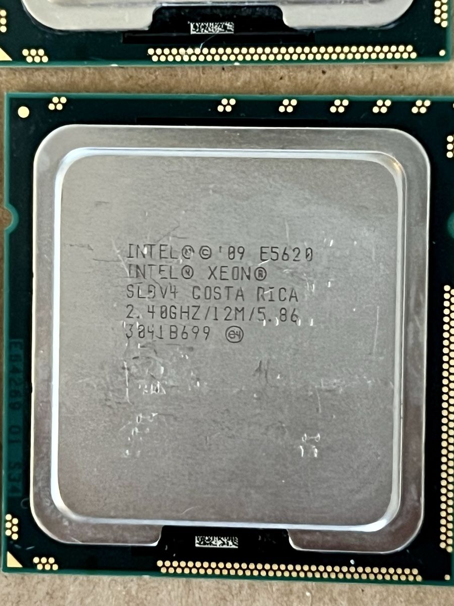 Intel Elektronikbauteile: 6 x Intel Core Xeon E5620 2.4GHz 12MB – Gebraucht aus Lausanne von William7 6